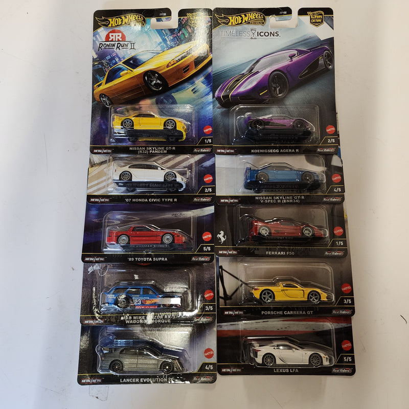 THE BUNDLE * Complete 5 Car Set TIMELESS ICONS & RONIN RUN 2 * 2025 Hot Wheels Car Culture