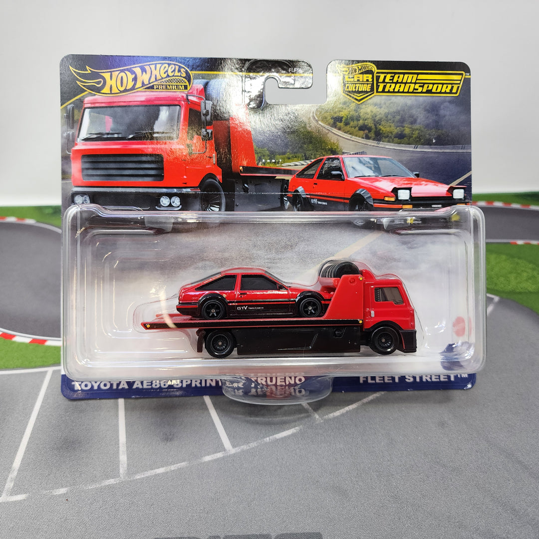 Toyota AE86 Sprinter Trueno & Fleet Street * 2025 Hot Wheels Team