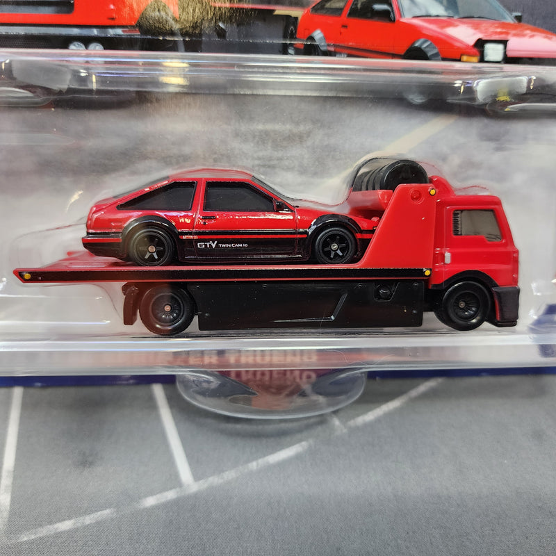 Toyota AE86 Sprinter Trueno & Fleet Street * 2025 Hot Wheels Team Transport Car Culture