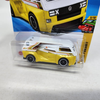 VW T3 Custom #200 * White/Yellow * 2025 Hot Wheels