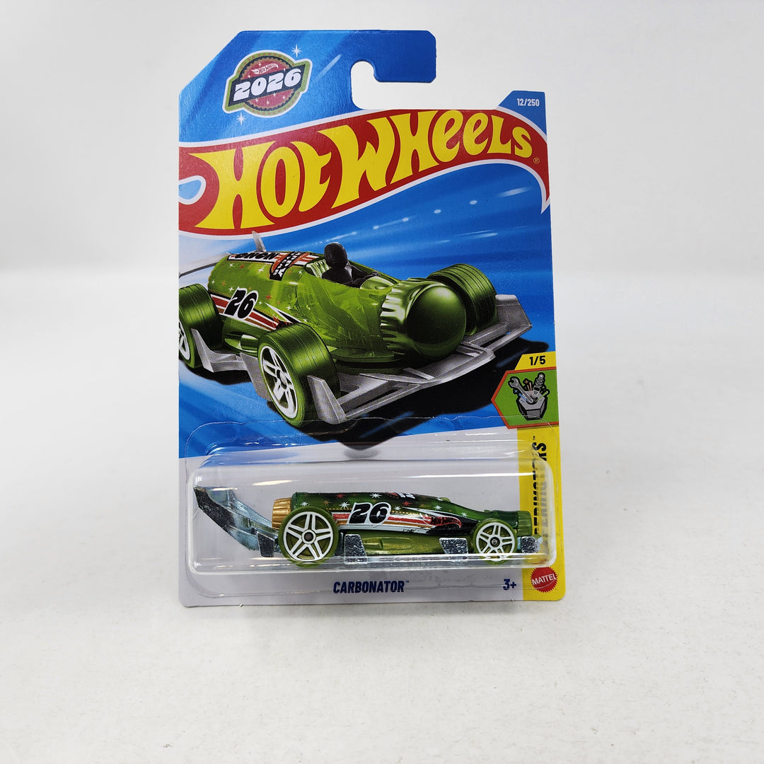 Carbonator #12 * Green * 2026 Hot Wheels – Wheelcollectors LLC