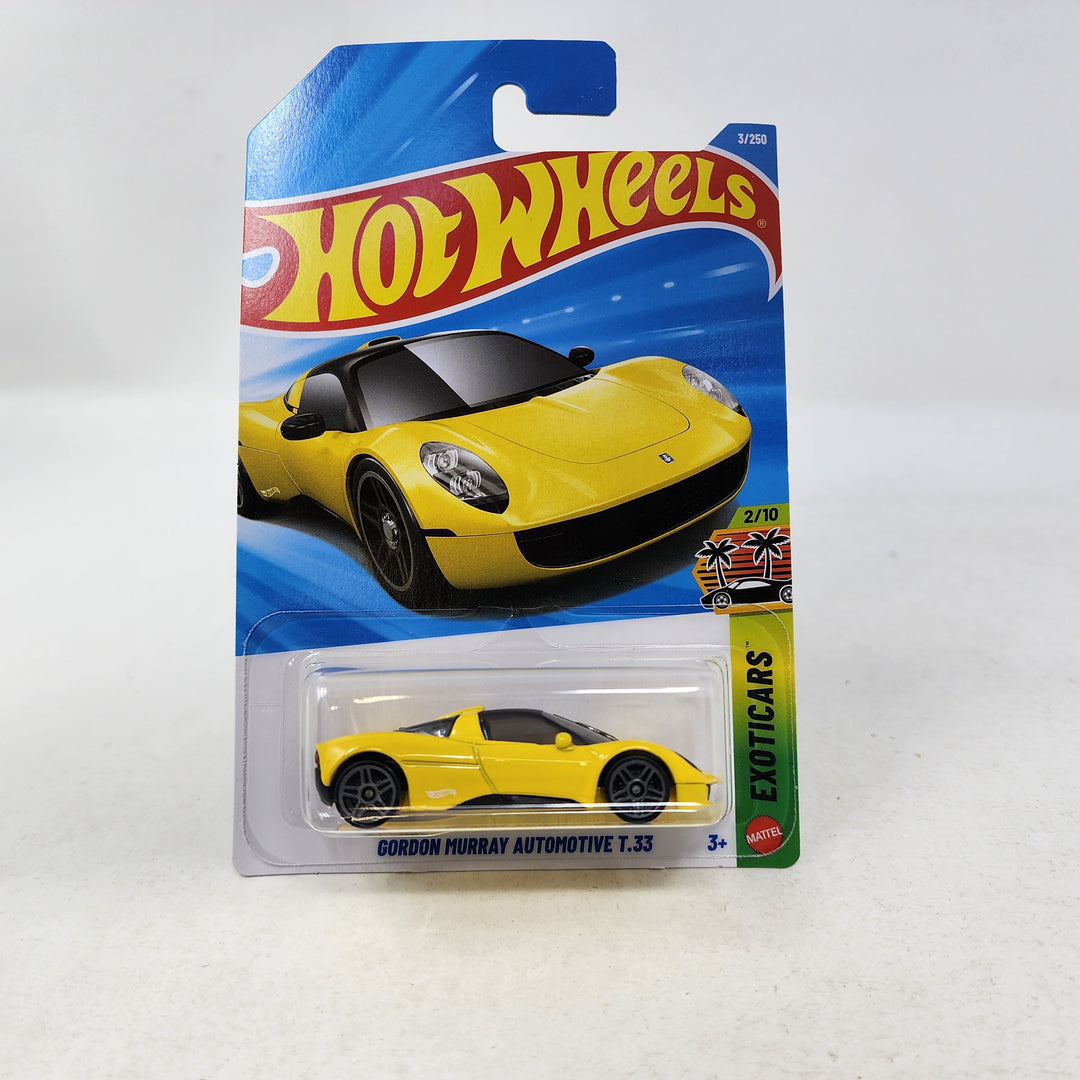 Gordan Murray Automotive T.33 #3 * Yellow * 2026 Hot Wheels
