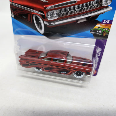 '59 Chevy Impala #44 Lowrider * Burgundy * 2026 Hot Wheels
