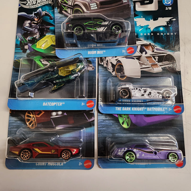 5 Car Set Batman * 2026 Hot Wheels Silver Series