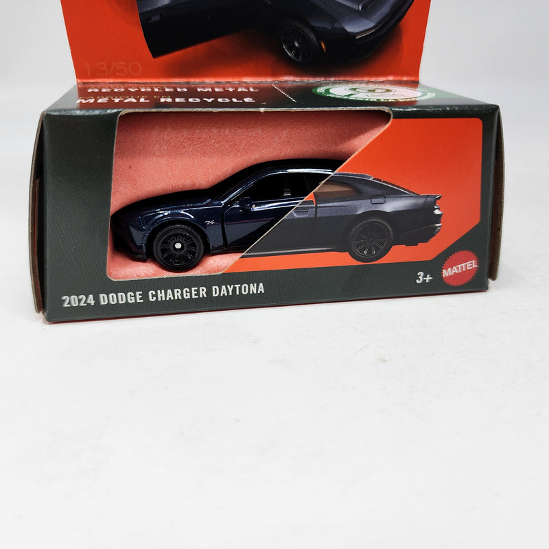 2024 Dodge Charger Daytona * Dark Blue * 2026 Matchbox Moving Parts Case J