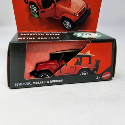 2016 Jeep Wrangler Rubicon * RED * 2026 Matchbox Moving Parts Case J