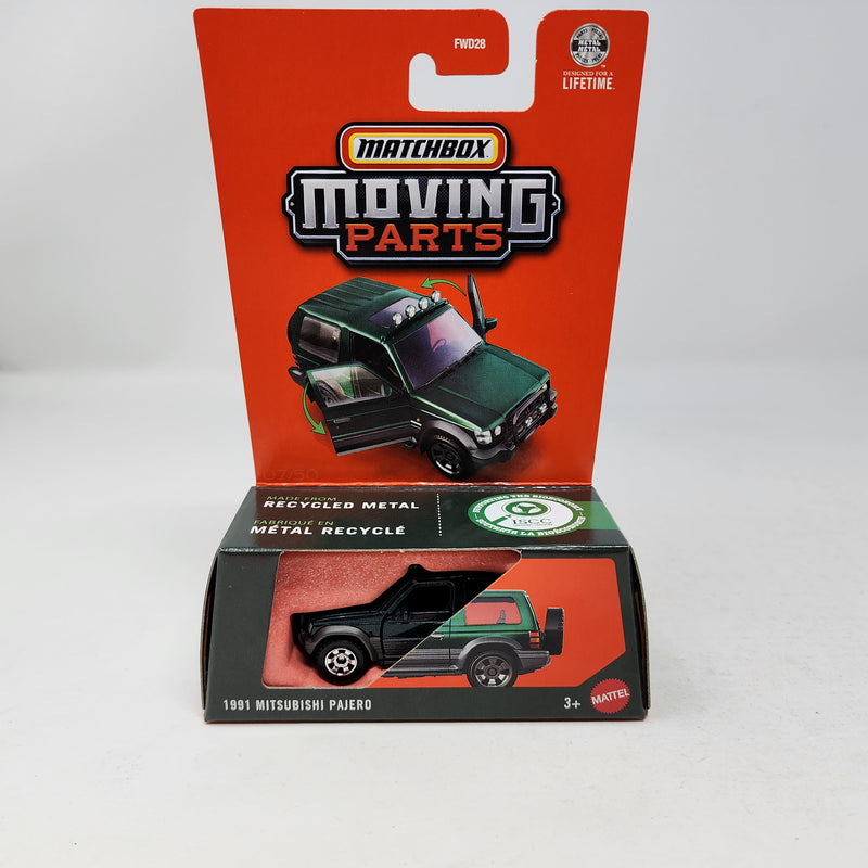 1991 Mitsubishi Pajero * Green * 2026 Matchbox Moving Parts Case J