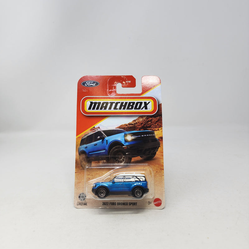 2022 Ford Bronco Sport * BLUE * 2026 Matchbox Basic Mainline Case A