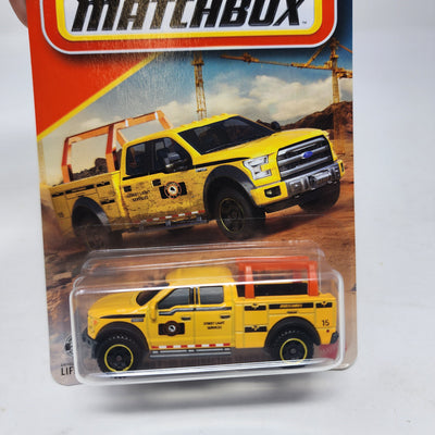 2015 Ford F-150 Contractor Truck #18 * Yellow * 2026 Matchbox Basic Mainline Case B