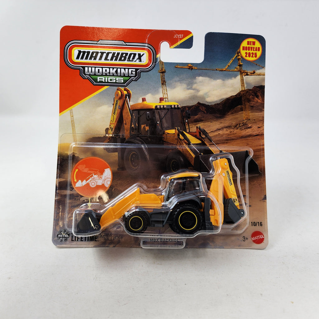 Backhoe #10 * 2025 Matchbox Working Rigs Case F – Wheelcollectors LLC