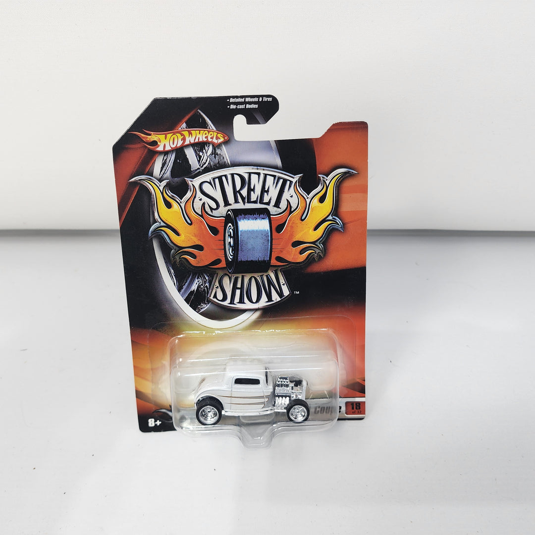 32 Ford Coupe * WHITE Variation * Hot Wheels Street Show