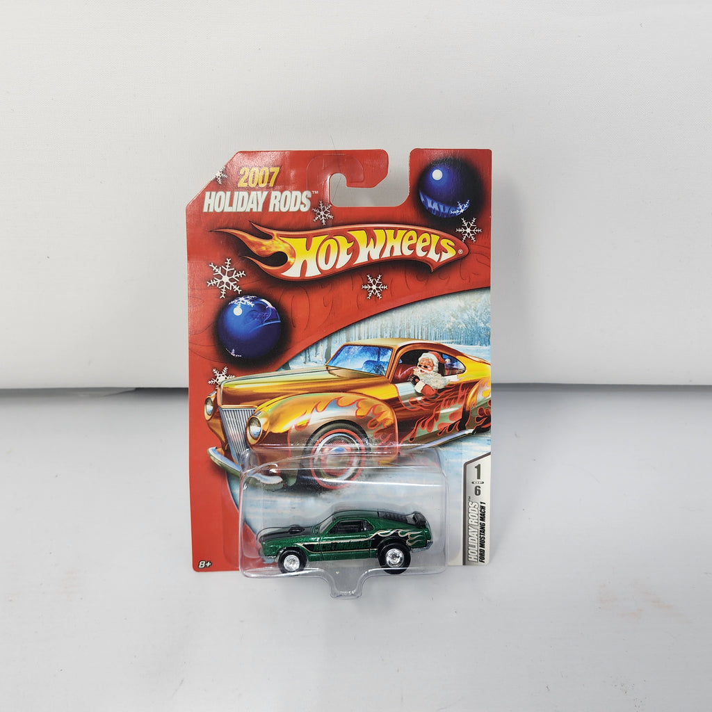Ford Mustang Mach 1 * Green * Hot Wheels Holiday Rods