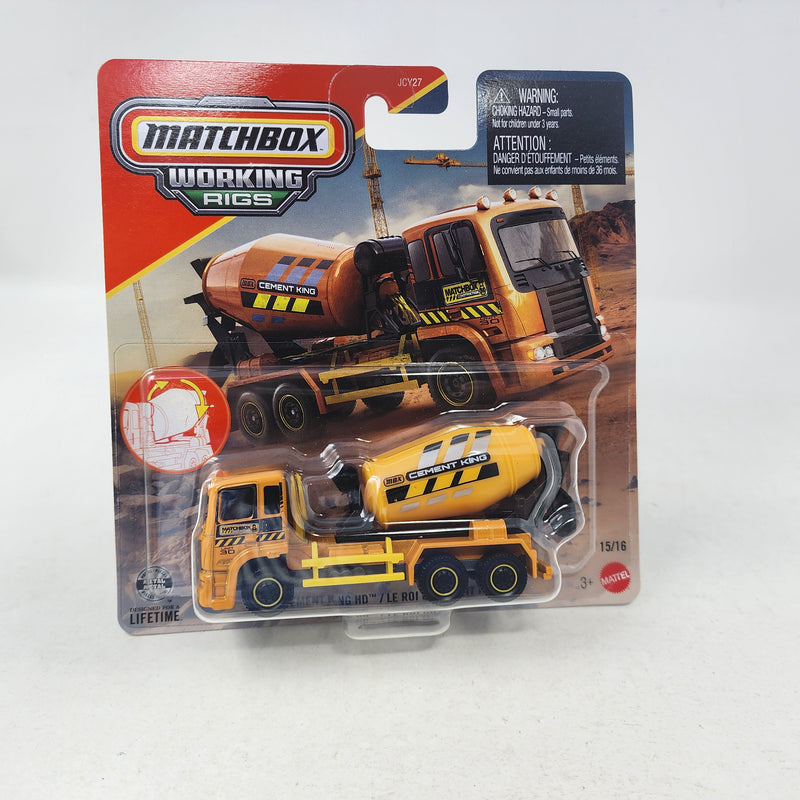 Cement King HD 15/16 * 2025 Matchbox Working Rigs Case G