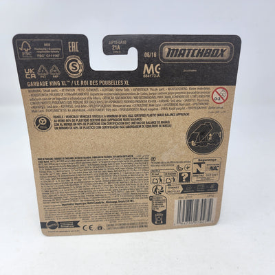 NEW!!  Garbage King XL 6/16 * 2025 Matchbox Working Rigs Case G