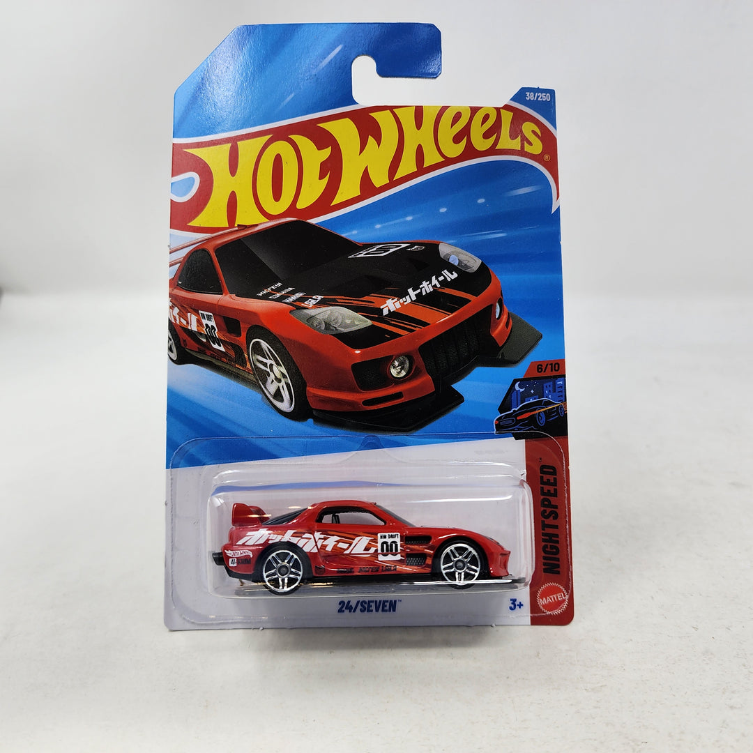 24/Seven #38* Red * 2026 Hot Wheels Case B – Wheelcollectors LLC