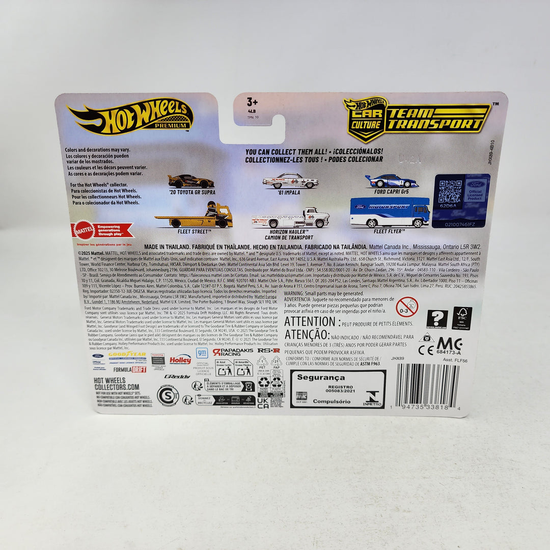 Ford Capri GR5 & Fleet Flyer * 2026 Hot Wheels Team Transport Car