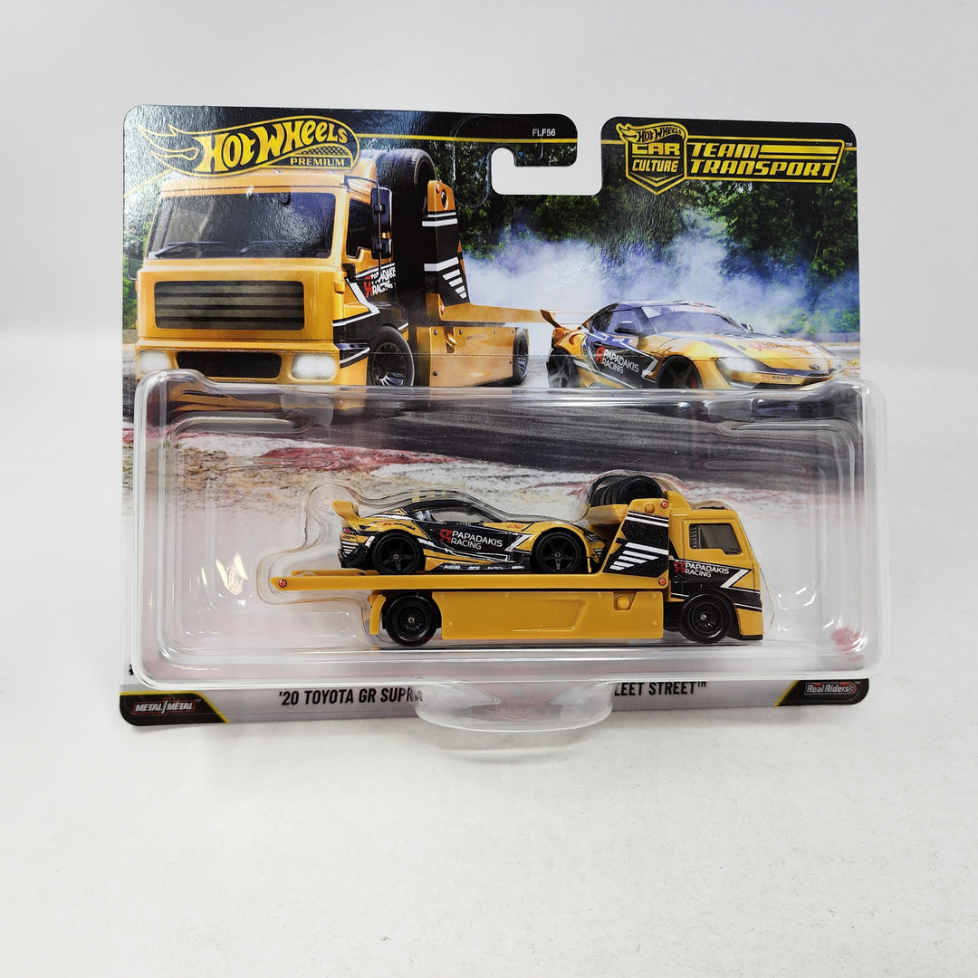 20 Toyota GR Supra & Fleet Street * 2026 Hot Wheels Team Transport