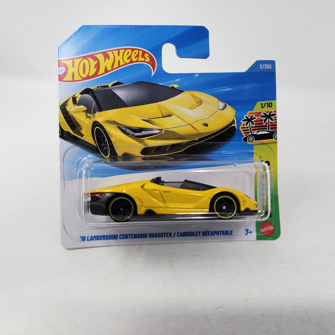 SHORT CARD * '16 Lamborghini Centenario Roadster #2 * Yellow