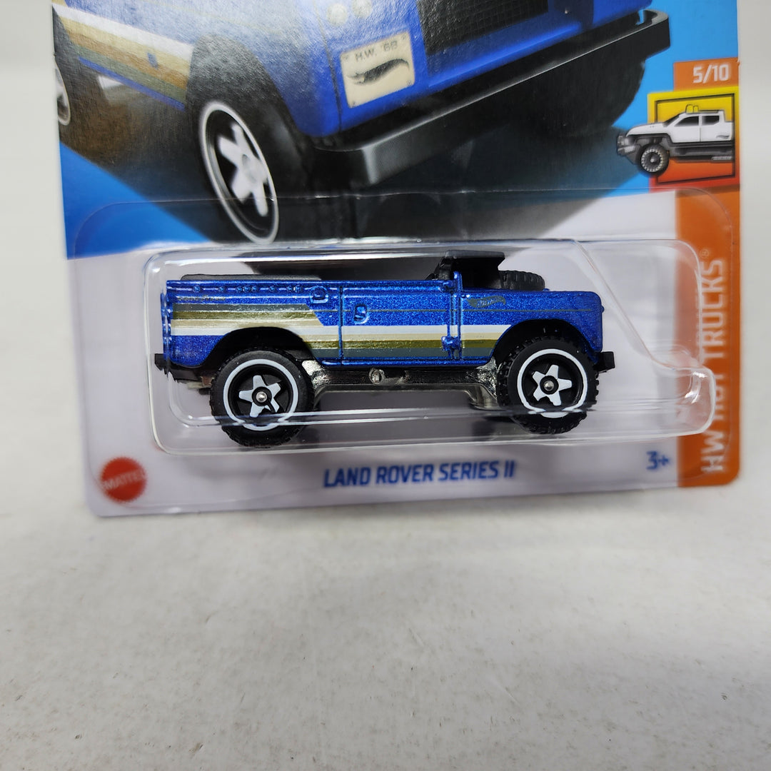 Hot Wheels Land Rover Series III Pickup Short Card - 1:64 Scale Die Cast Toy Car In Blue