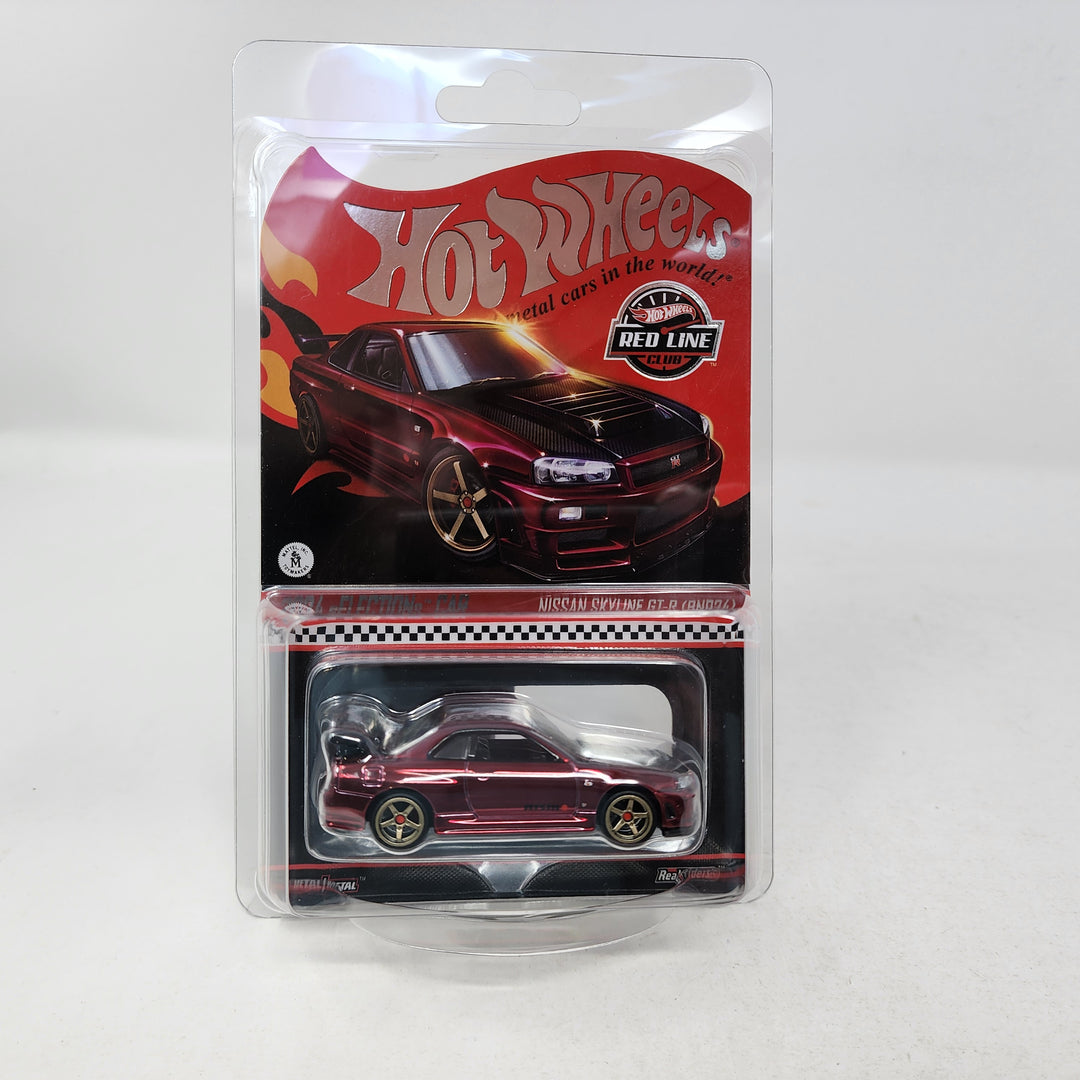Nissan Skyline GT-R BNR34 * RED * Hot Wheels RLC Red Line Club