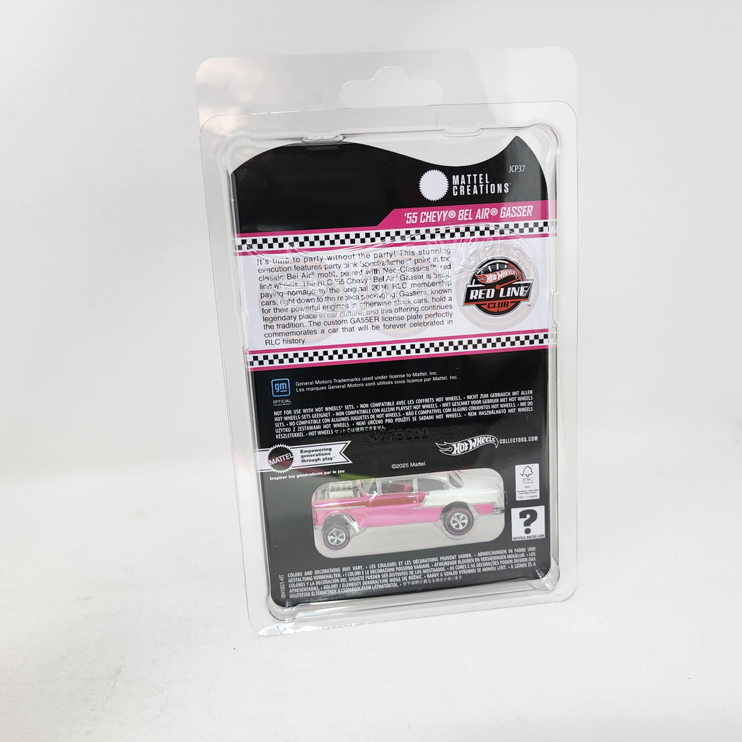 55 Chevy Bel Air Gasser * PINK * Hot Wheels RLC Red Line Club
