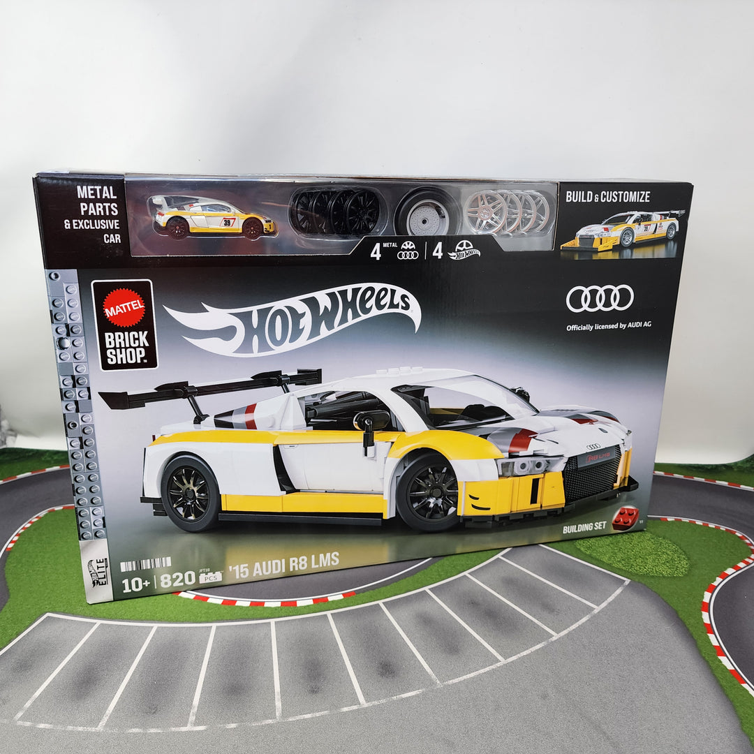 15 Audi R8 LMS * Hot Wheels Mattel Brick Shop – Wheelcollectors LLC