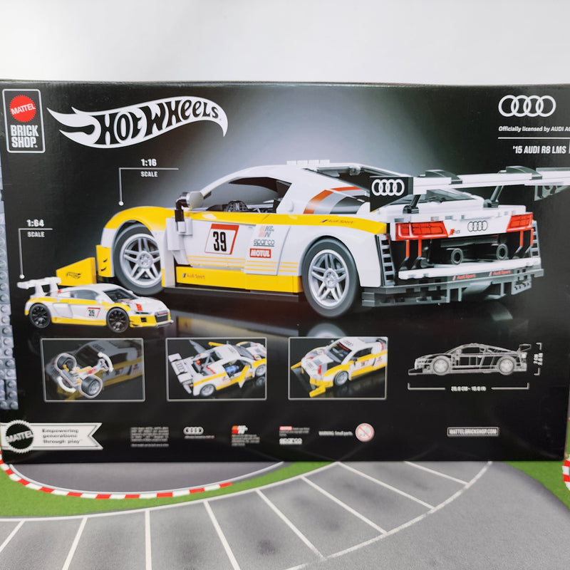 【新品未使用】 ミニチュア R80RT 1/10 15 Audi R8 LMS * Hot Wheels Mattel Brick Shop – Wheelcollectors LLC