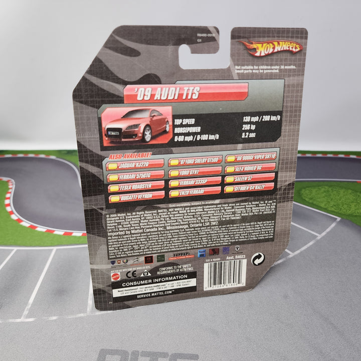 09 Audi TTS * Orange * Hot Wheels Speed Machines – Wheelcollectors LLC