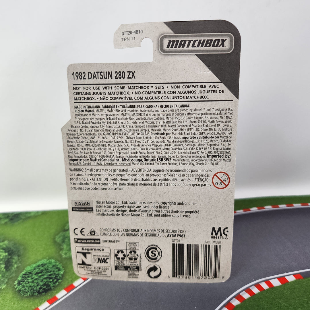 1982 Datsun 280 ZX * Light Blue * Matchbox Moving Parts