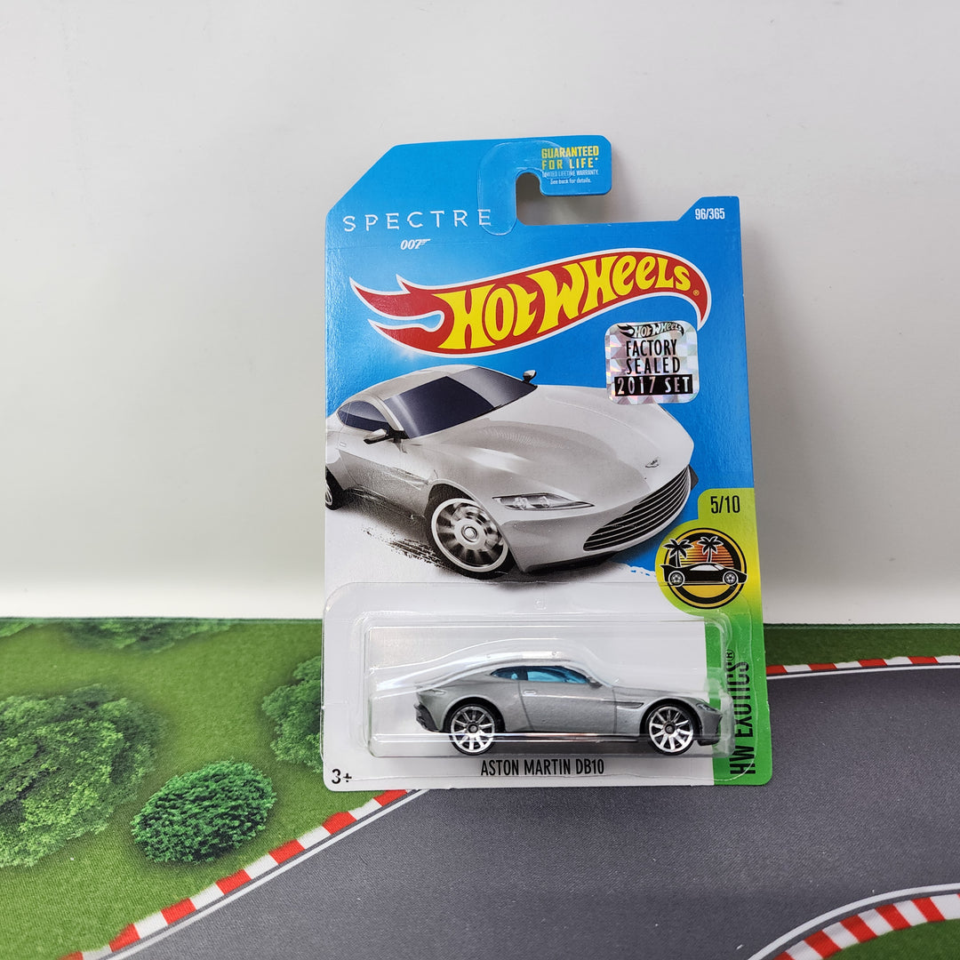 Aston Martin DB10 #96 Spectre Bond * 2017 Hot Wheels w/ Factory
