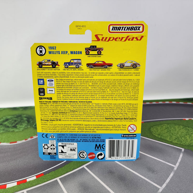 1962 Willys Jeep Wagon * Matchbox Superfast – Wheelcollectors LLC