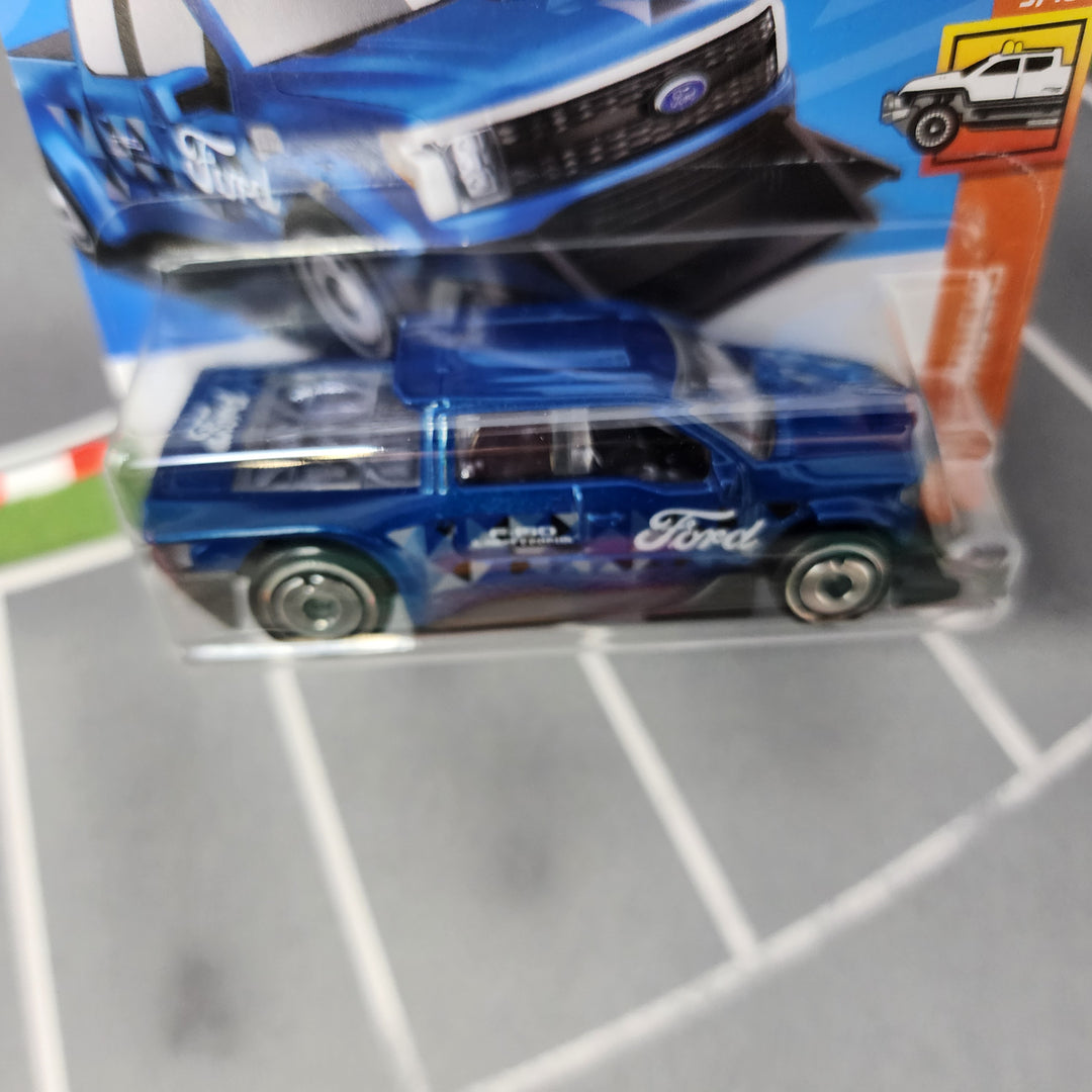Ford F-150 Lightning #226 * Blue * Short Card 2023 Hot Wheels