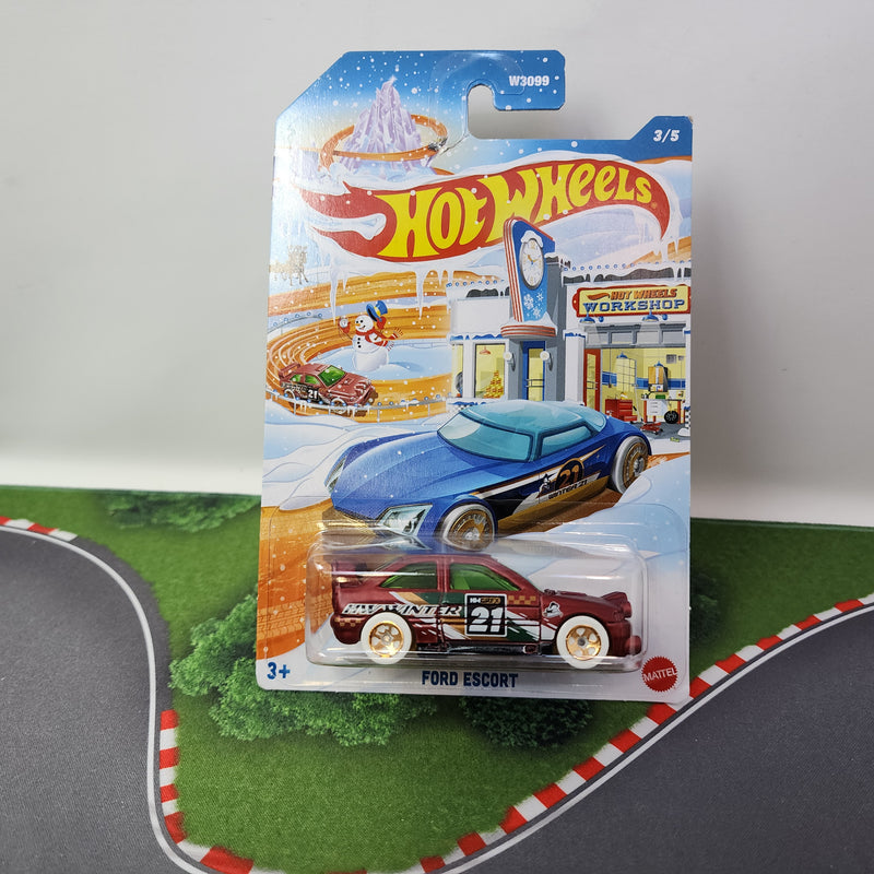 Ford Escort * Hot Wheels Holiday Rods – Wheelcollectors LLC
