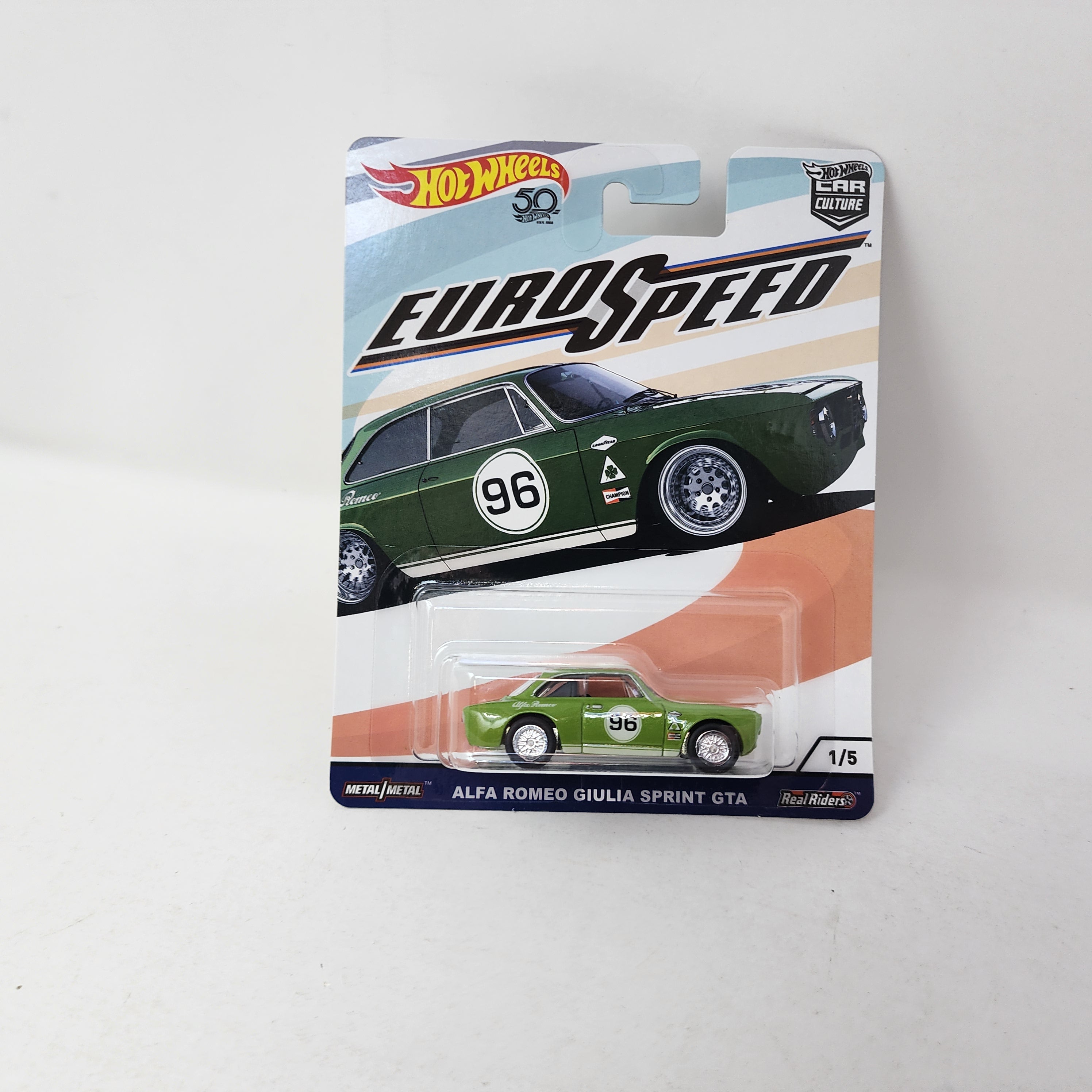 Alfa Romeo Giulia Sprint GTA * Green * Hot Wheels Car Culture Euro Spe ...
