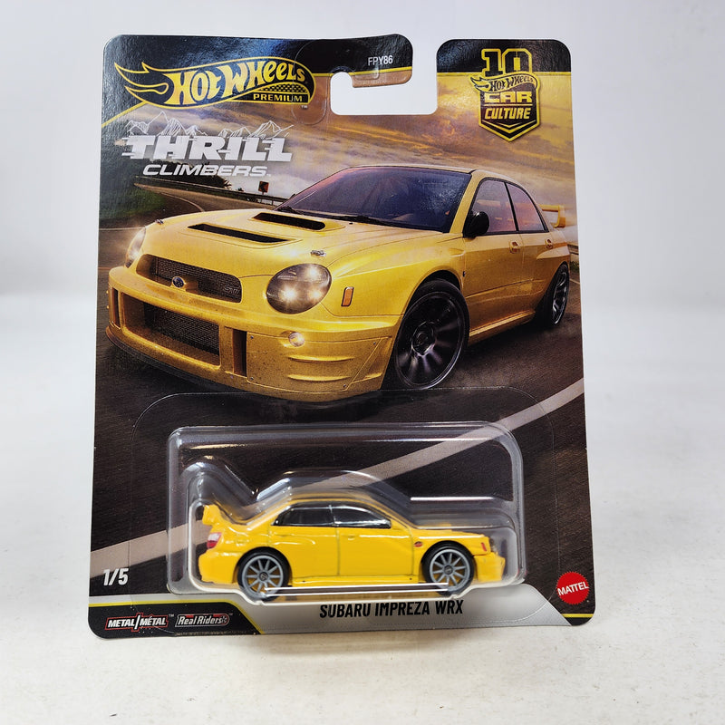 Subaru Impreza WRX * YELLOW * 2026 Hot Wheels Car Culture THRILL