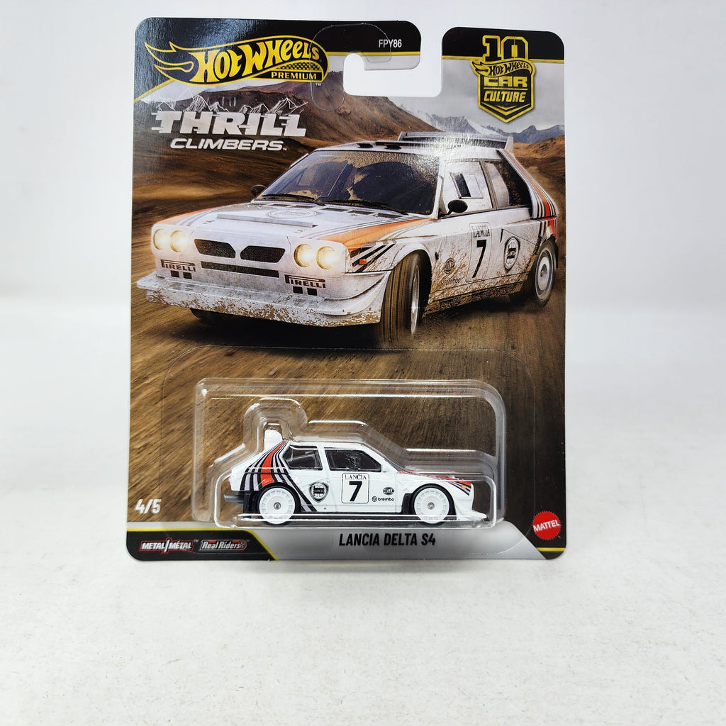 Hot Wheels Lancia Delta S4 WRC &ndash; Serie Car Culture Thrill Climbers &ndash; Scala 1/64 &ndash; FPY86-961 Q