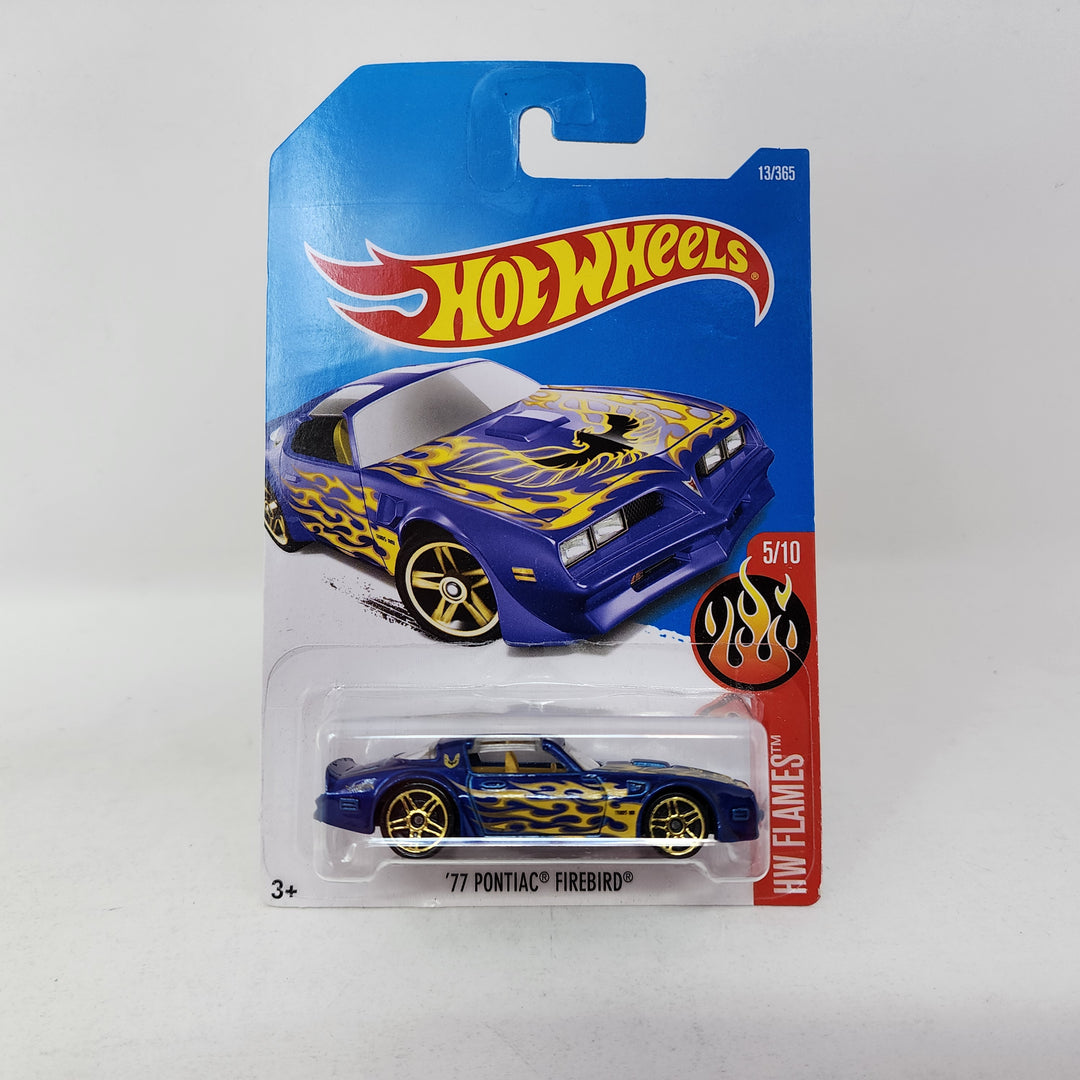 77 Pontiac Firebird #13 * Blue * 2017 Hot Wheels – Wheelcollectors LLC