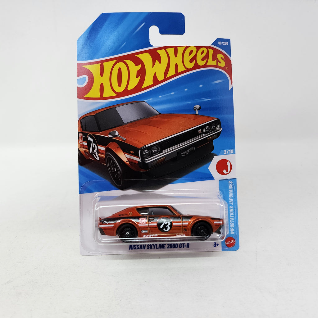Nissan Skyline 2000 GT-R #88 * Burnt Orange * 2026 Hot Wheels Case