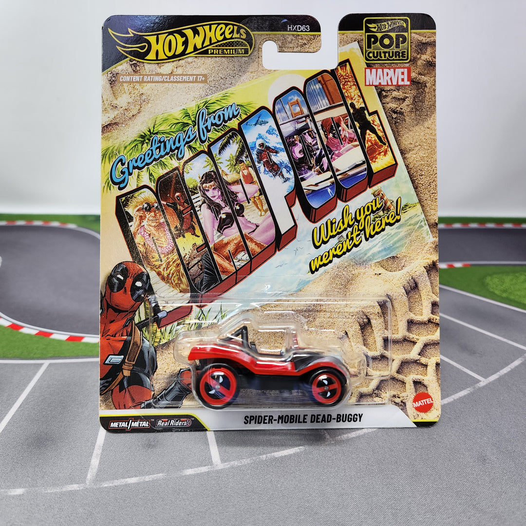 Spider-Mobile Dead-Buggy DeadPool Marvel * 2026 Hot Wheels Pop