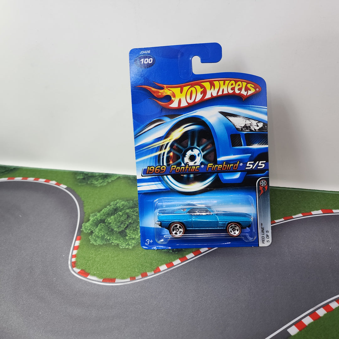 1969 Pontiac Firebird * Blue * Hot Wheels Red line