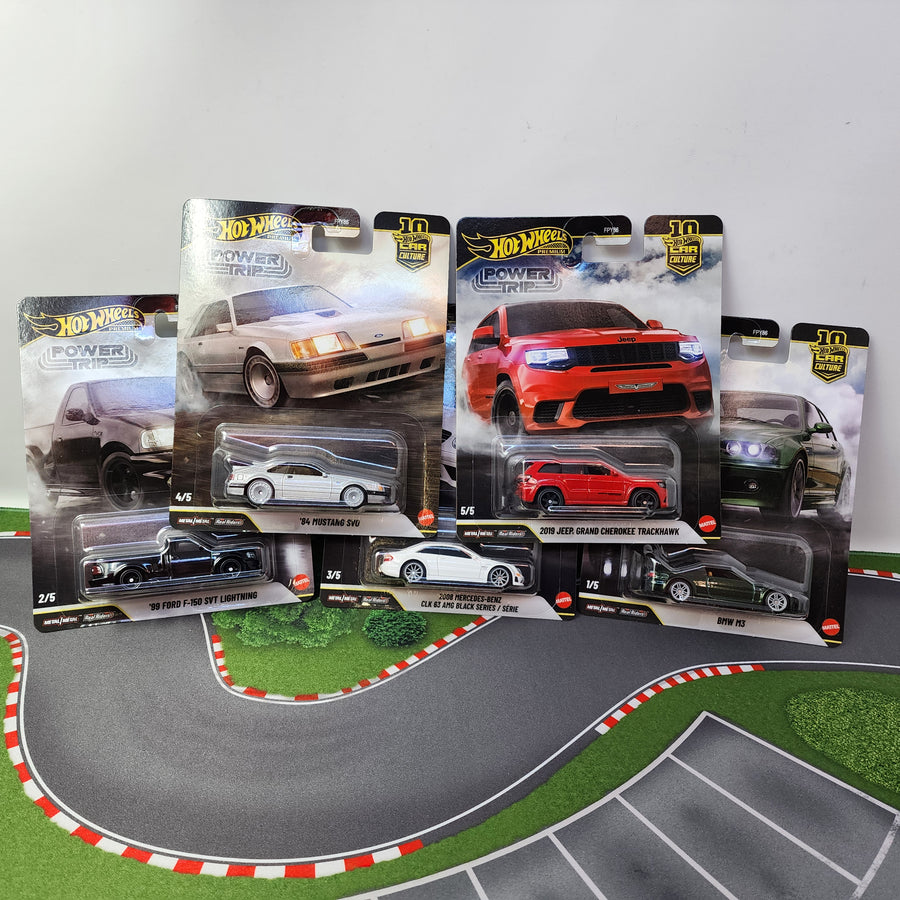 NEW! POWER TRIP * 5 Car Set * 2026 Hot Wheels Car Culture Power