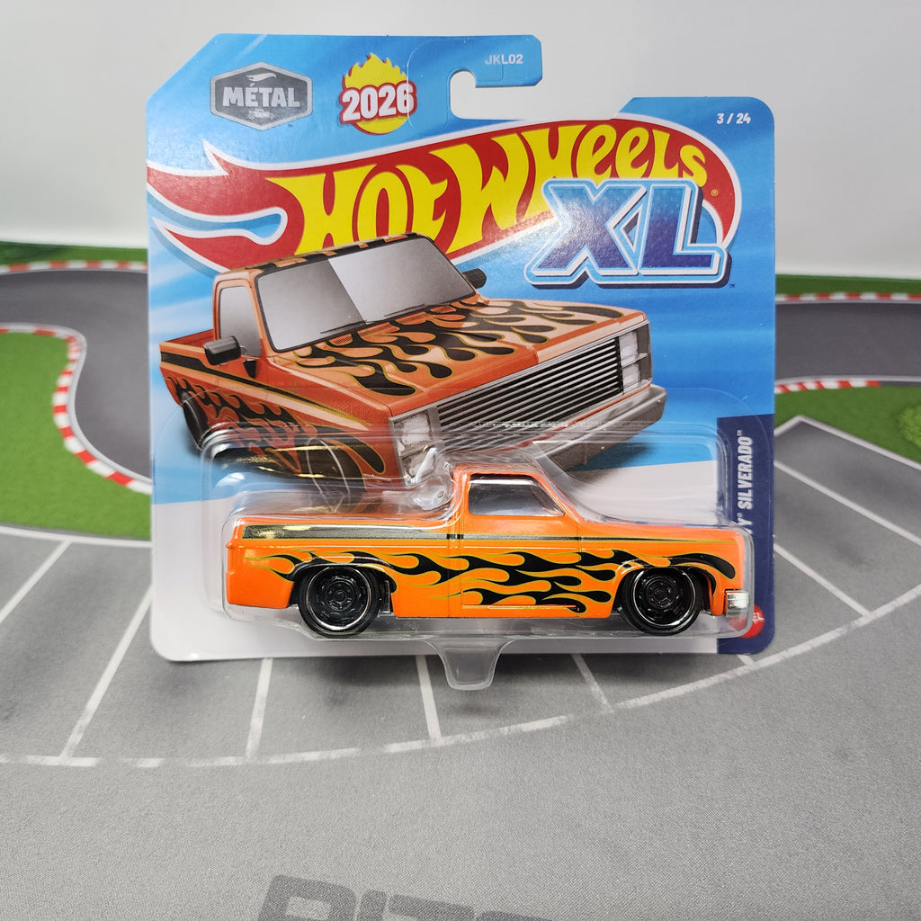 83 Chevy Silverado #3 * 2026 Hot Wheels XL 1:43 Scale * New Case A