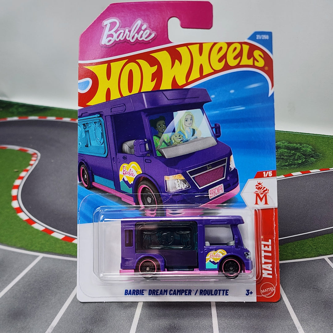 Barbie Dream Camper #21 * PURPLE * 2026 Hot Wheels Case G – Wheelcollectors LLC