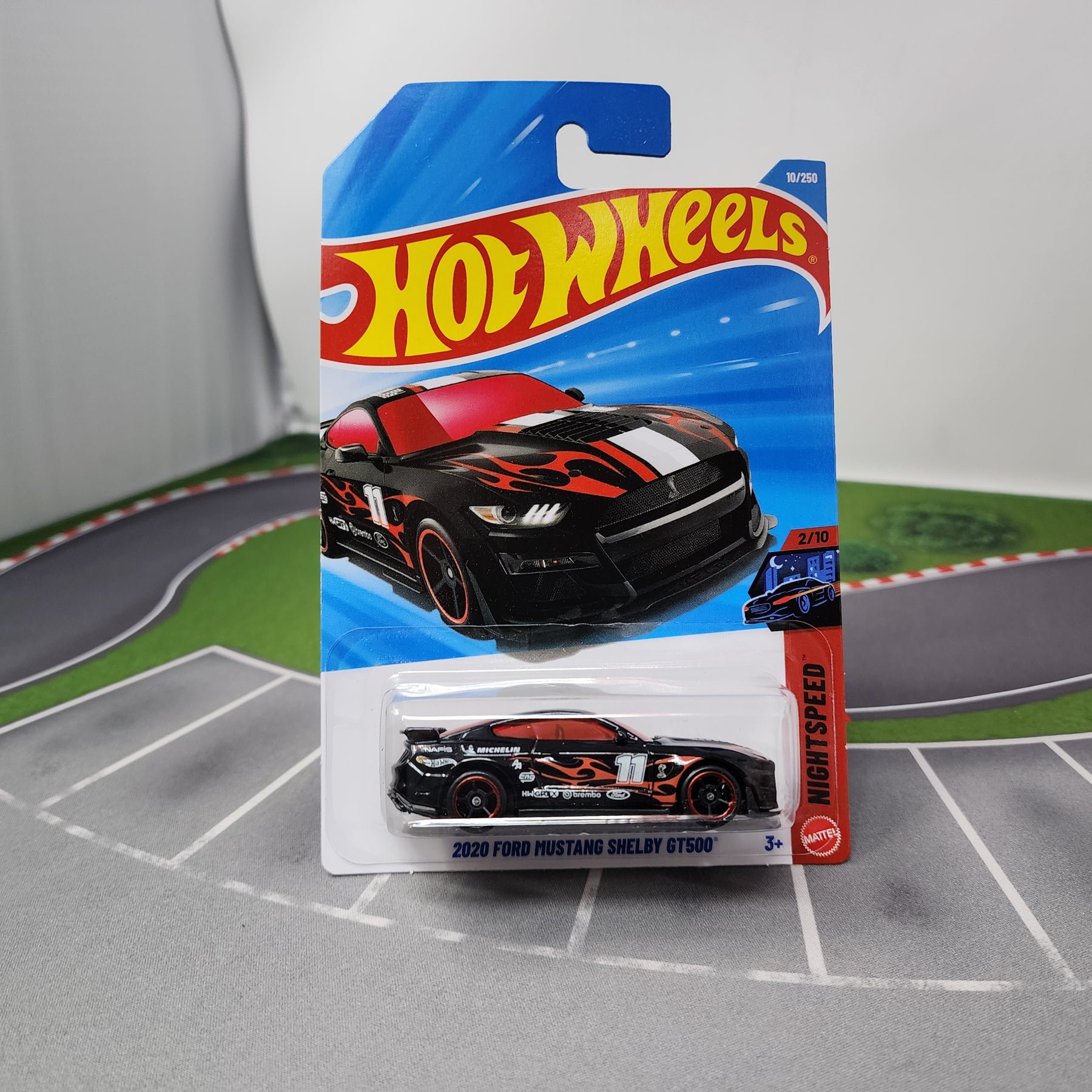 2020 Ford Mustang Shelby GT500 #10 * Black * 2026 Hot Wheels Case