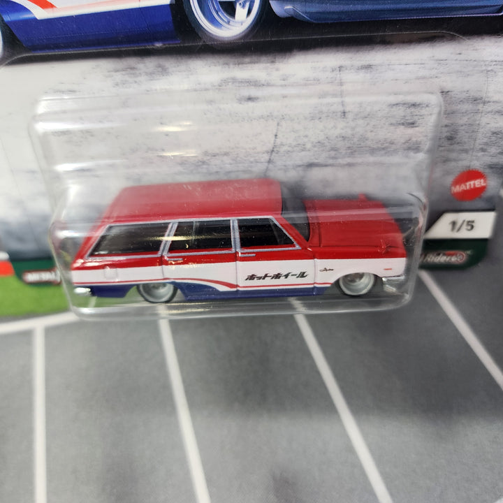 69 Nissan Skyline Van * Red-White/Blue * Hot Wheels Car Culture