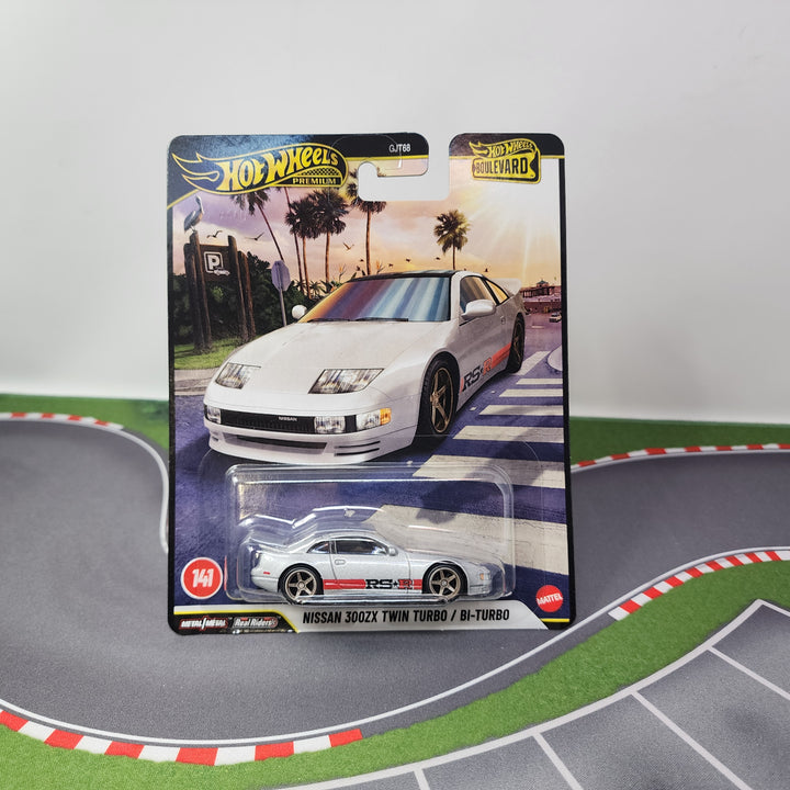 Nissan 300ZX Twin Turbo #141 * Silver * Hot Wheels Boulevard