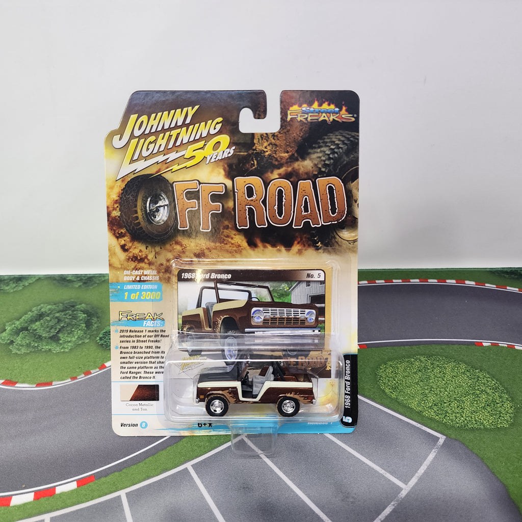 1968 Ford Bronco * Brown * Johnny Lightning Street Freaks OFF ROAD