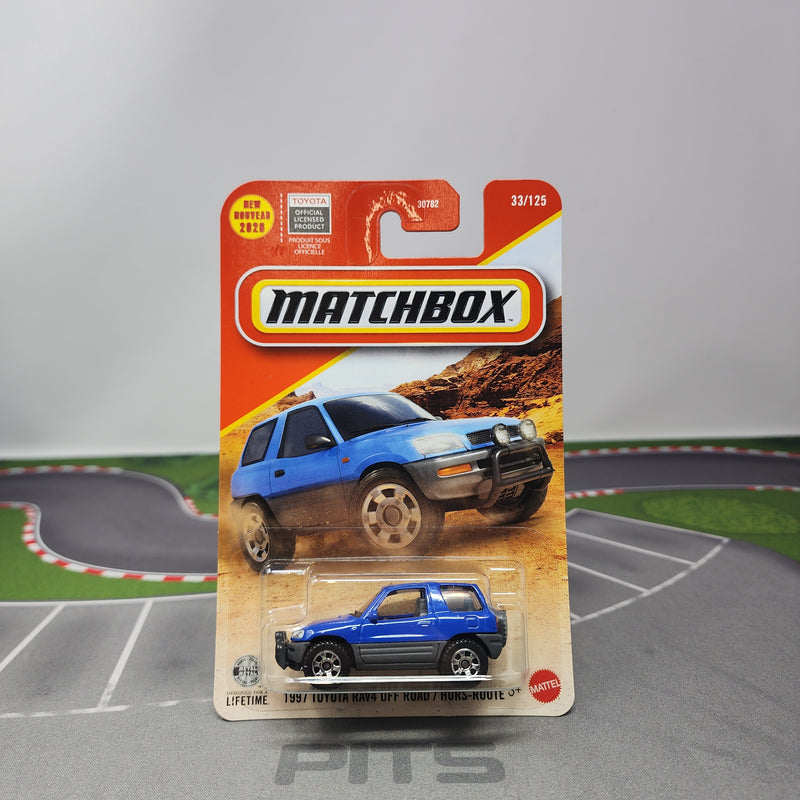 1997 Toyota RAV4 Off Road #33 * BLUE * 2026 Matchbox Basic Case D