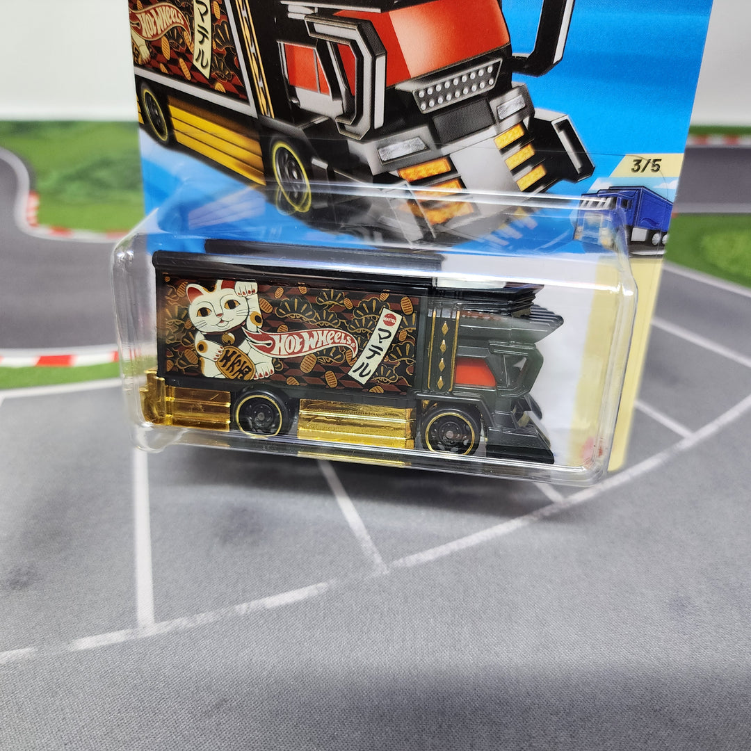 先行入手 Hot Wheels RAIJIN EXPRESS ブラック 2026 Hot Wheels 2026 NEW Case B Raijin Express Maneki Neko (Promo