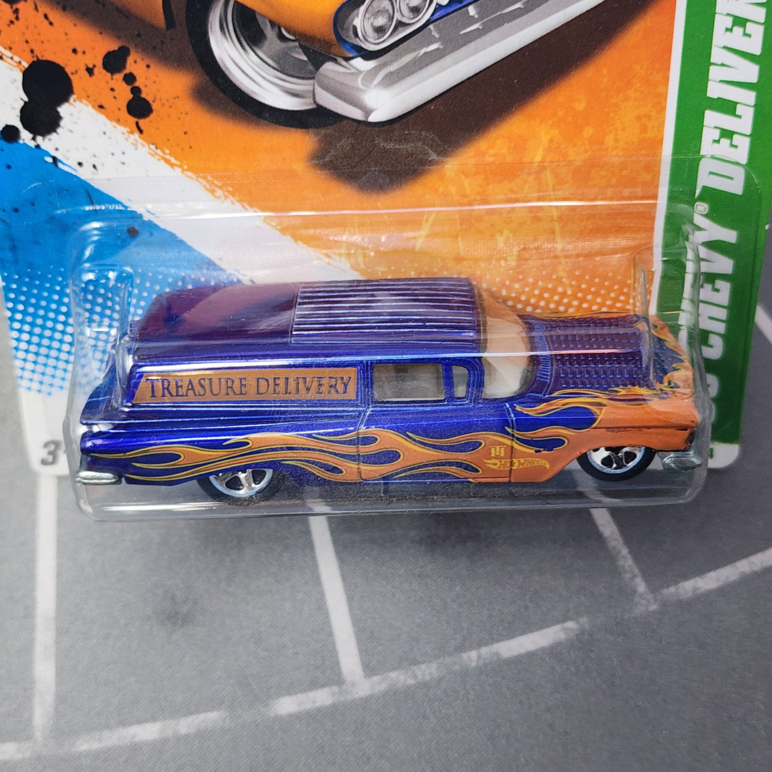 59 Chevy Delivery #65 * Blue * 2011Hot Wheels Treasure Hunts